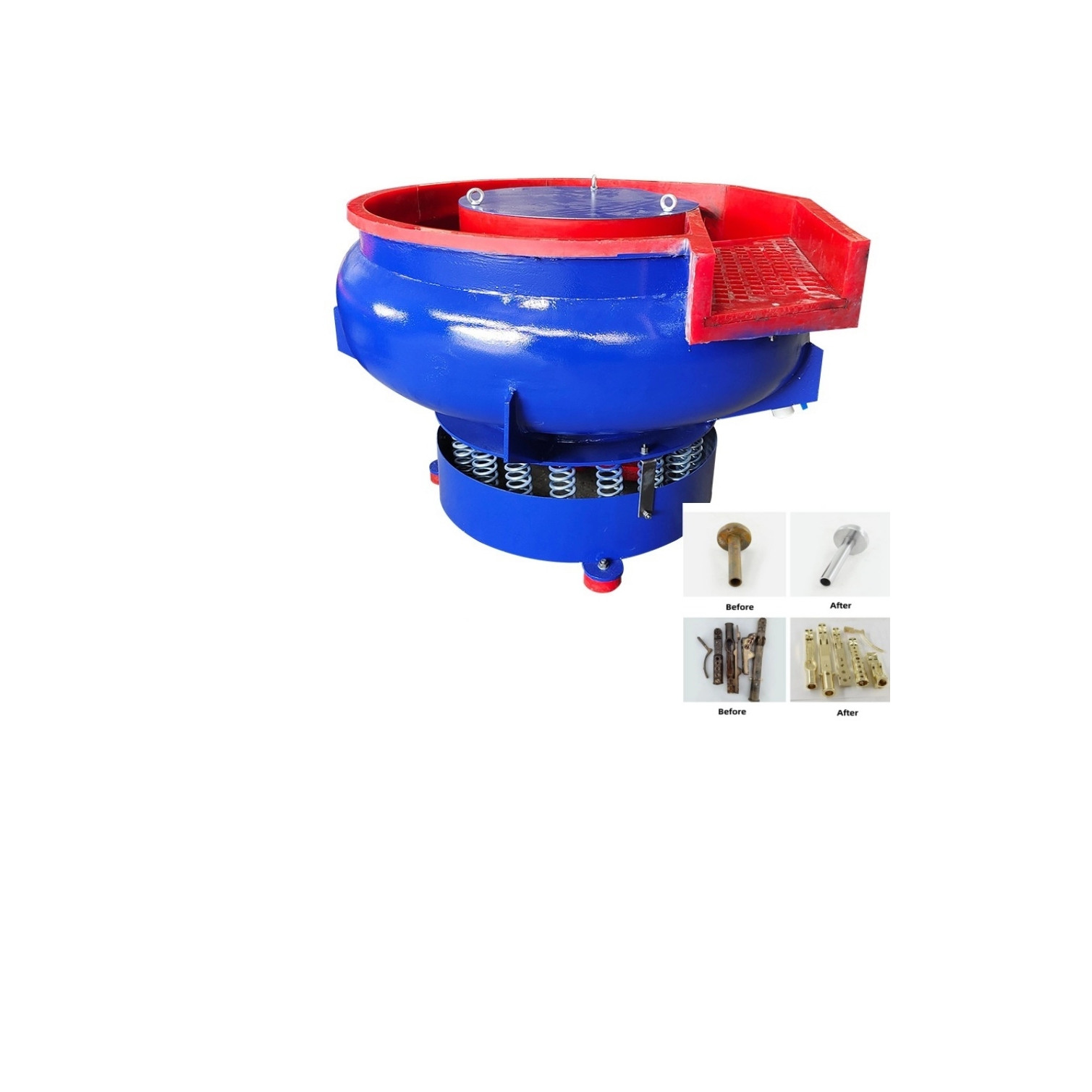 Vibratory Surface Grinding Machine for Metal Parts Deburring Small Parts Aluminium Iron Bowl Shape