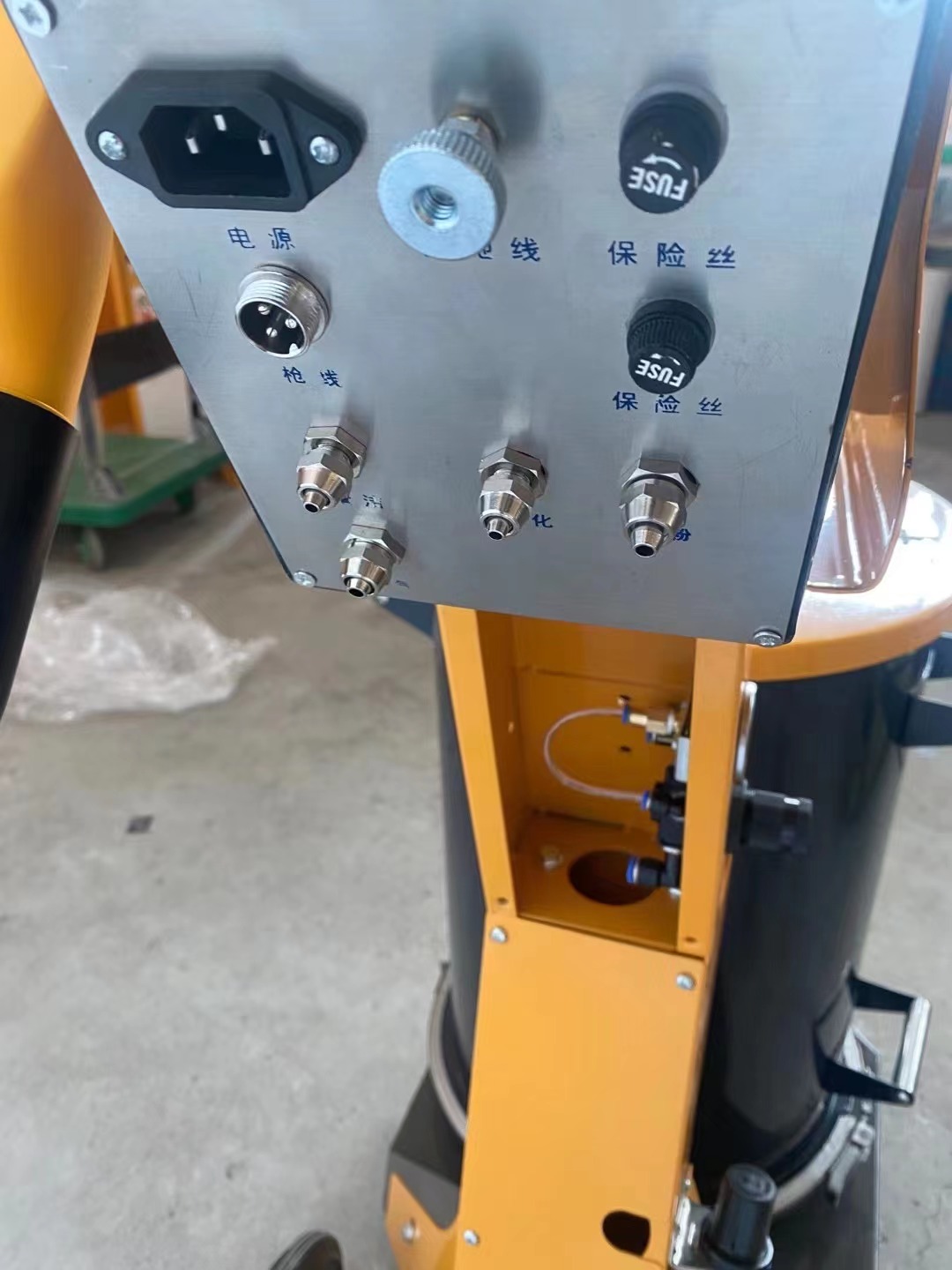 Attrezzatura per rivestimento in polvere efficiente e automatizzata per il rivestimento in polvere