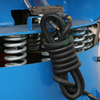 Automatic Deburring Vibratory Machine Vibratory Tumbler Polishing Machine With Separator Vibration Polishing Machine